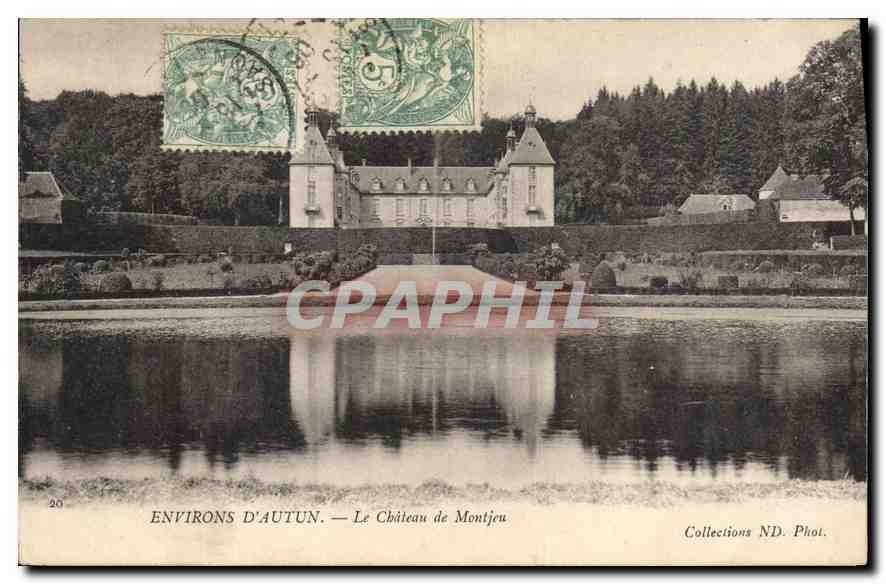 CPA Environs d'Autun Le Chateau de Montjeu 