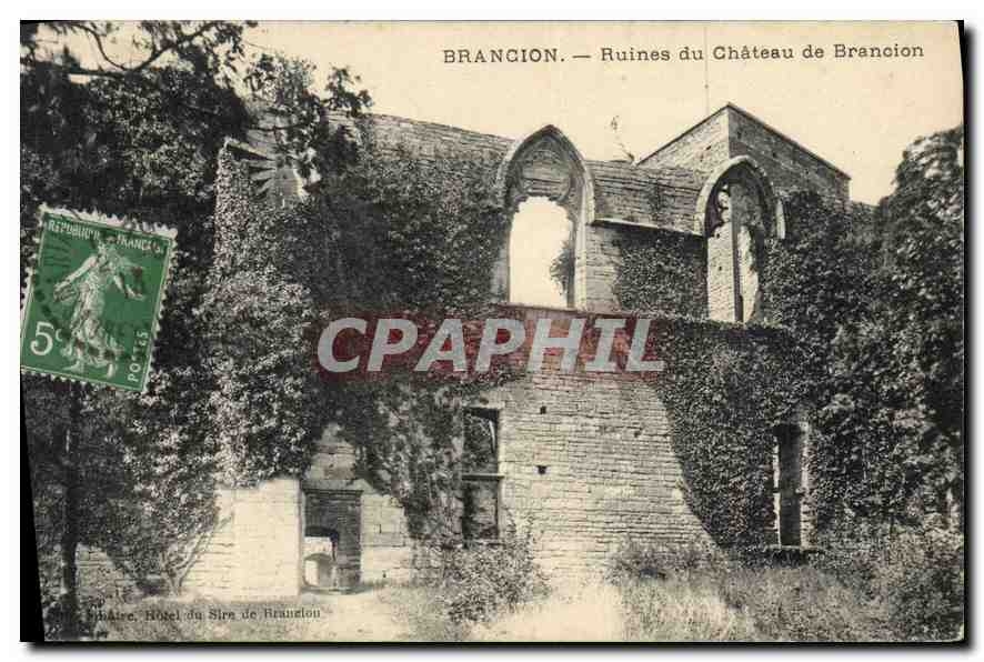 CPA Brancion Ruines du Chateau de Brancion 