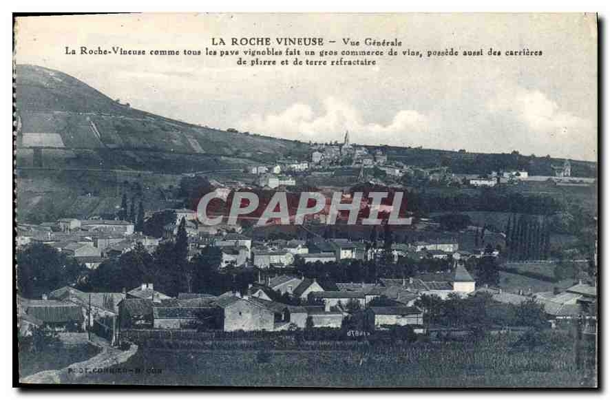 CPA La Roche Vineuse Vue generale