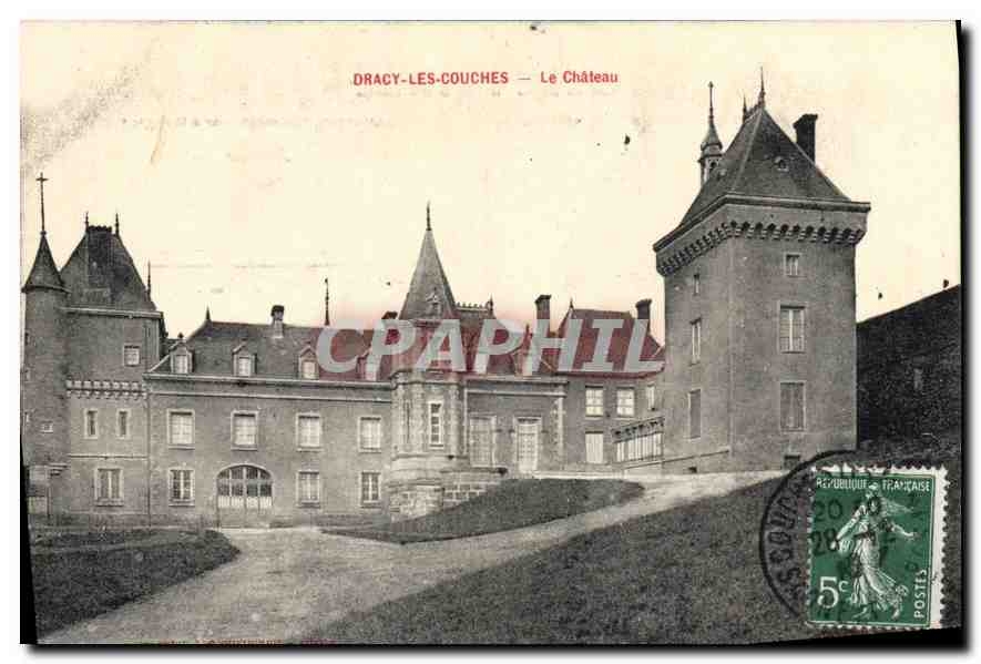 CPA Dracy les Couches Le Chateau
