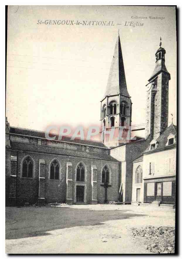 CPA Gengoux le National L'Eglise