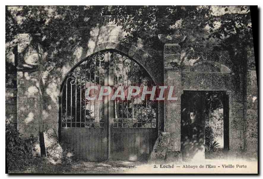 CPA Loche Abbaye de l'Eau Vieille Porte