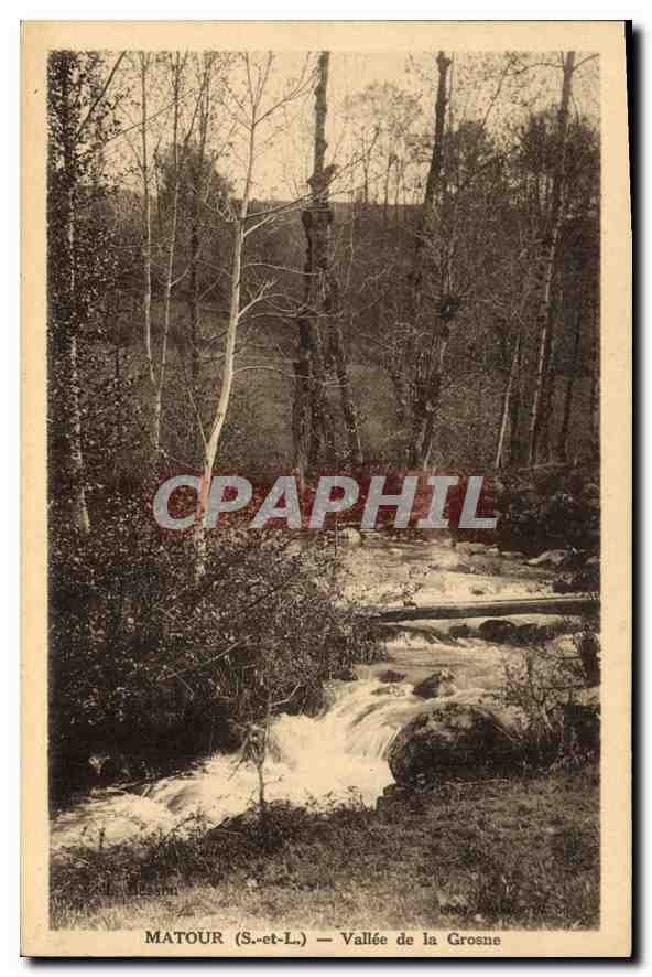 CPA Matour s et l Vallee de la Grosne