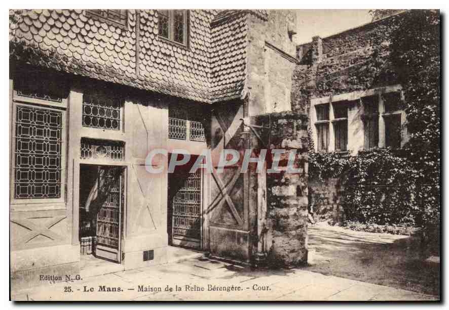 CPA Le Mans Maison de la Reine Berengere
