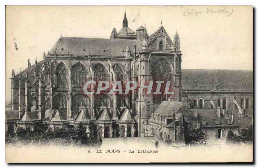 CPA Le Mans La Cathedrale 