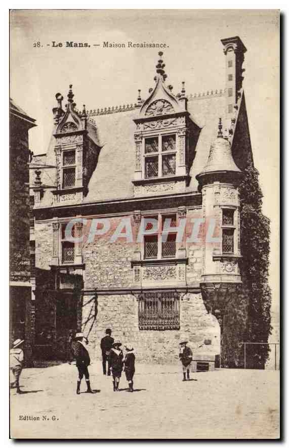 CPA Le Mans Maison Renaissance 