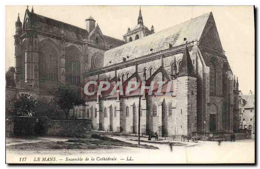 CPA Le Mans Ensemble de la Cathedrale 
