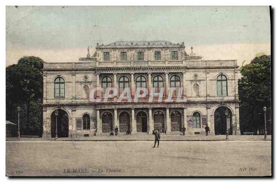 CPA Le Mans Le Theatre 