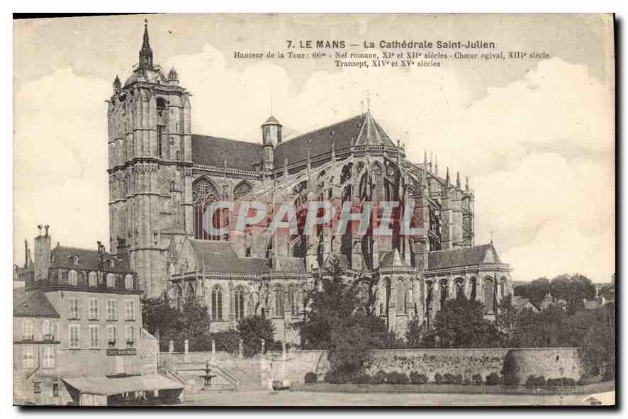 CPA Le Mans Le Cathedrale Saint Julien 