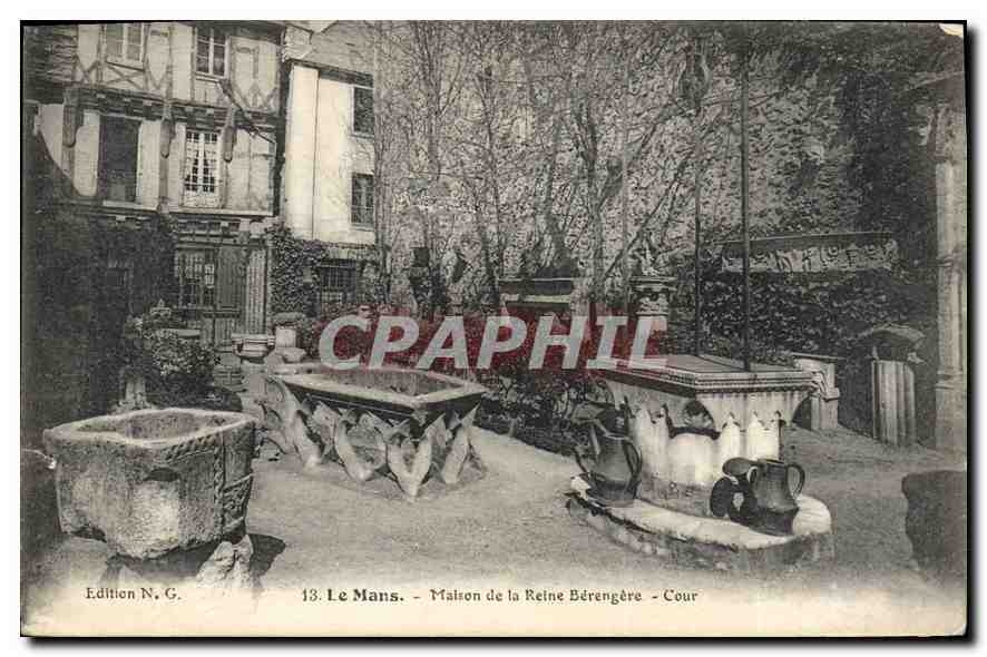 CPA Le Mans Maison de la Reine Berengere 
