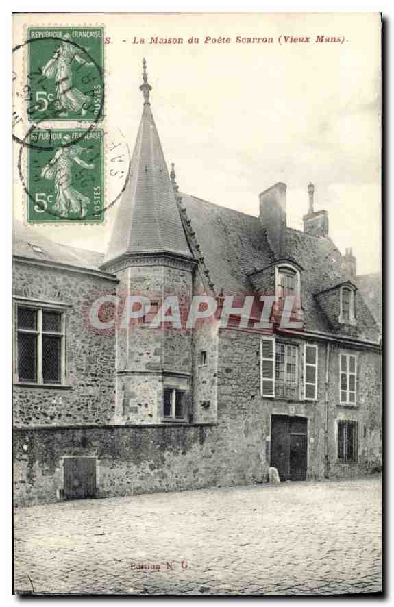 CPA Le Maison du Poete Scarron Vieux Mans 