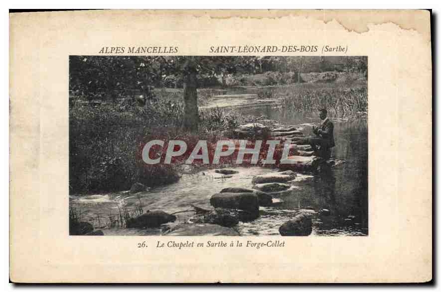 CPA Alpes Mancelles Saint Leonard des Bois Sarthe 