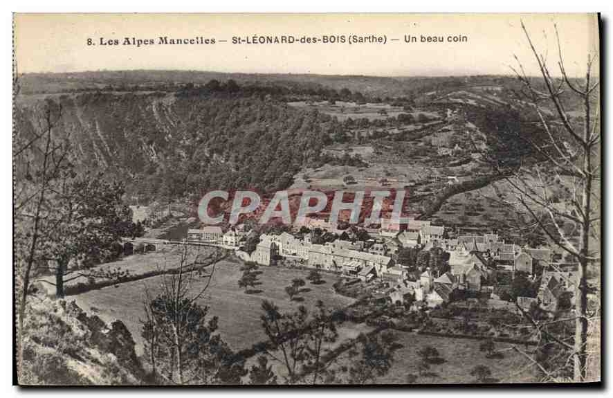 CPA St Leonard des Bois Sarthe Un beau coin 