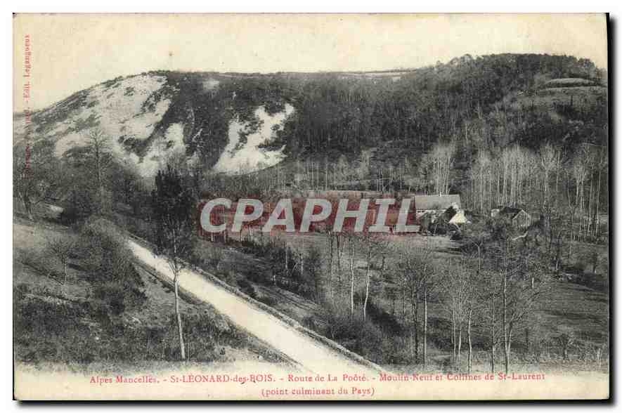CPA Alpes Mancelles St Leonard des Bois Route de la Poote 