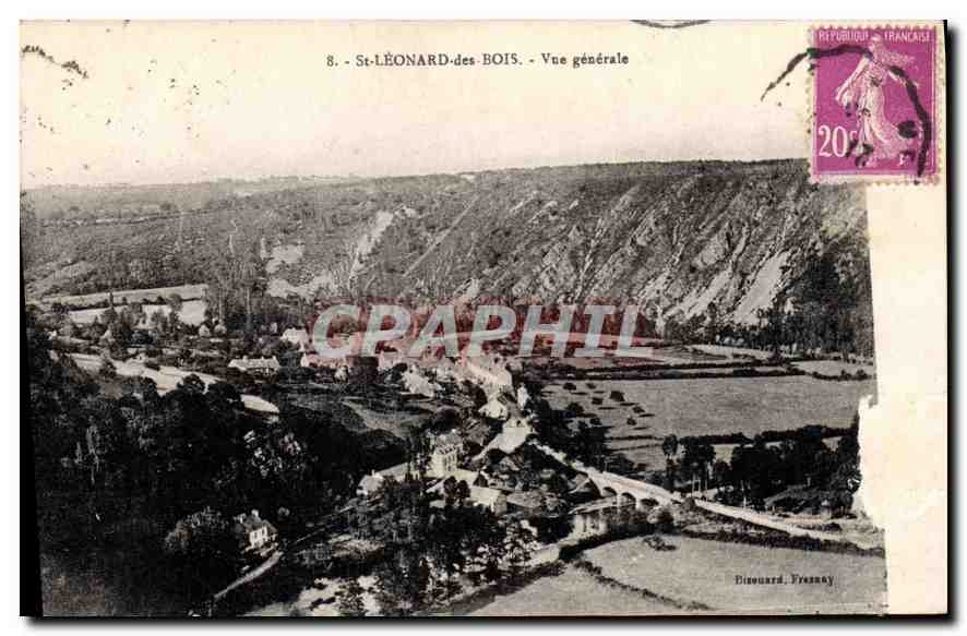 CPA St Leonard des Bois Vue Generale 