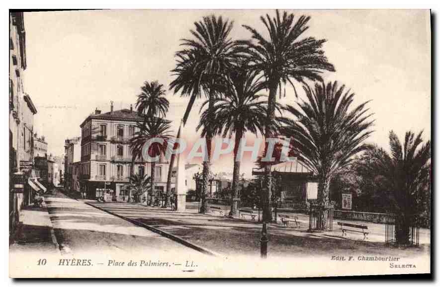 CPA Hyeres Place del Palmiers 