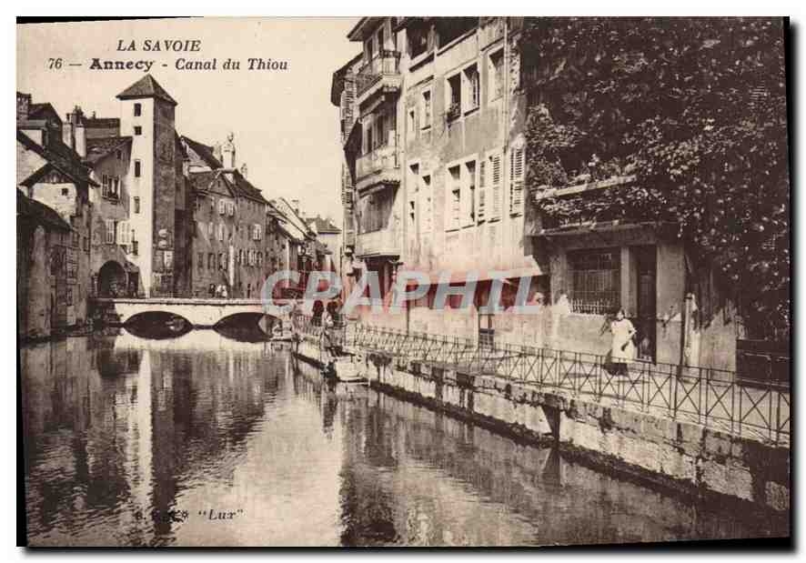 CPA La Savoie Annecy Canal du Thiou 
