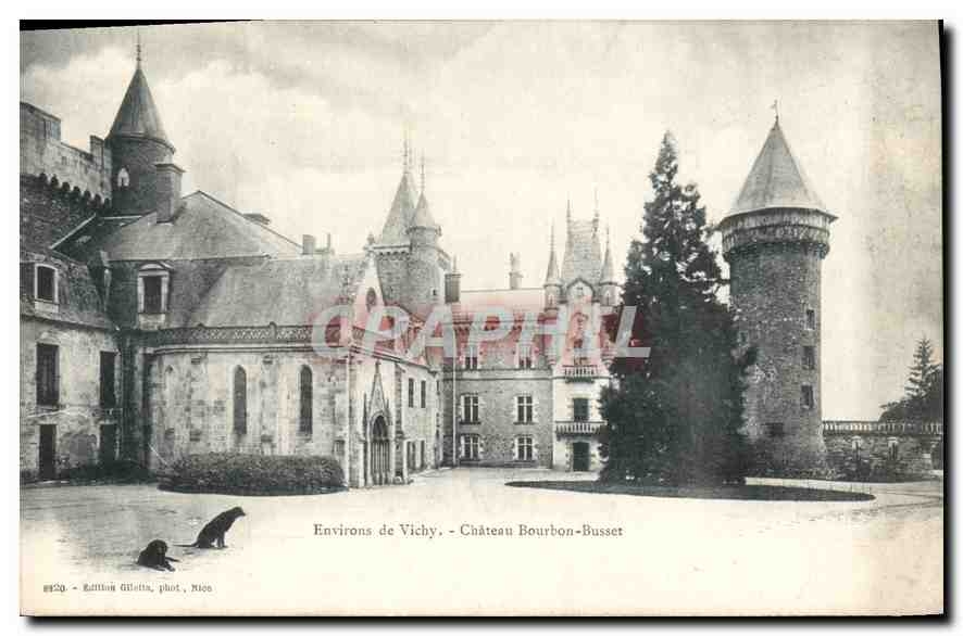 CPA Environs de Vichy Chateau Bourbon Busset
