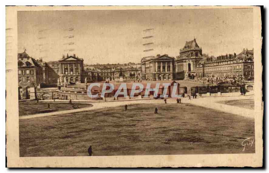 CPA Versailles Facade du Chateau 