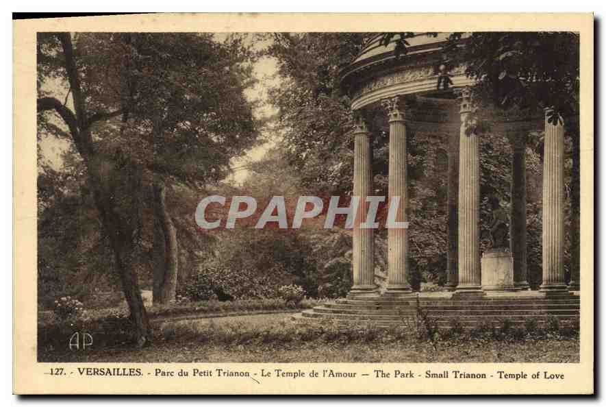 CPA Versailles Parc du Petit Trianon Le Temple de l'Amour