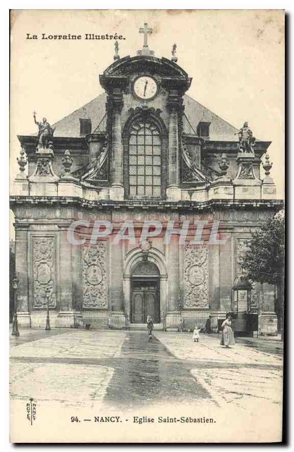 CPA Nancy Eglise Saint Sebastien 
