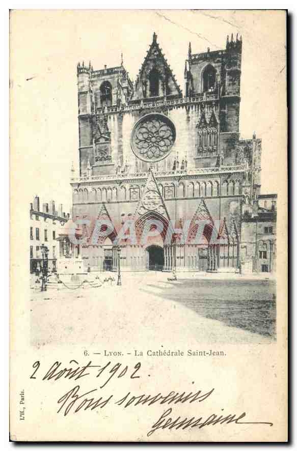 CPA Lyon La Cathedrale Saint Jean 