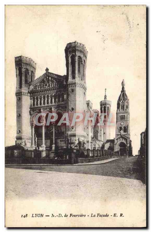 CPA Lyon ND de Fourviere La Facade 