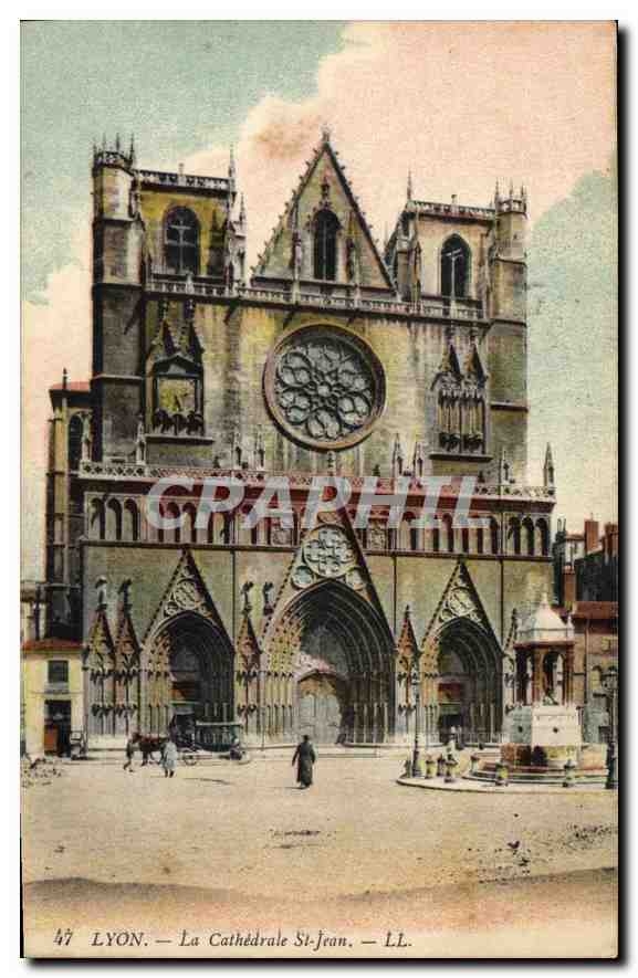 CPA Lyon La Cathedrale St Jean 