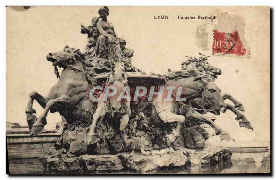 CPA Lyon Fontaine Bartholdi 