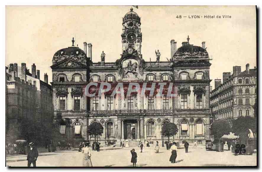 CPA Lyon Hotel de Ville 