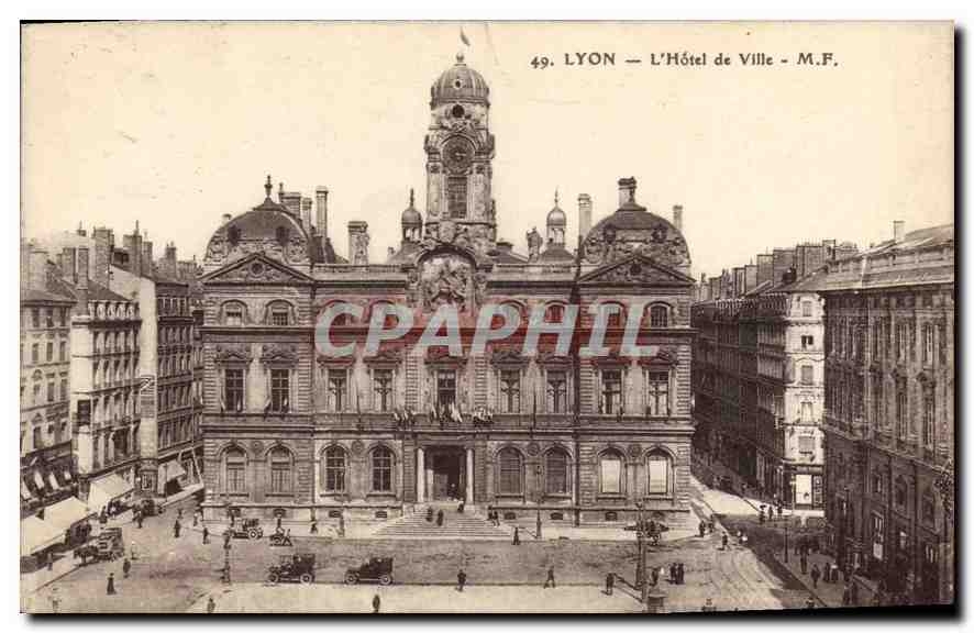 CPA Lyon l'Hotel de Ville 