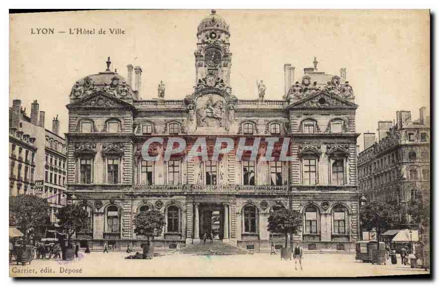 CPA Lyon l'Hotel de Ville 