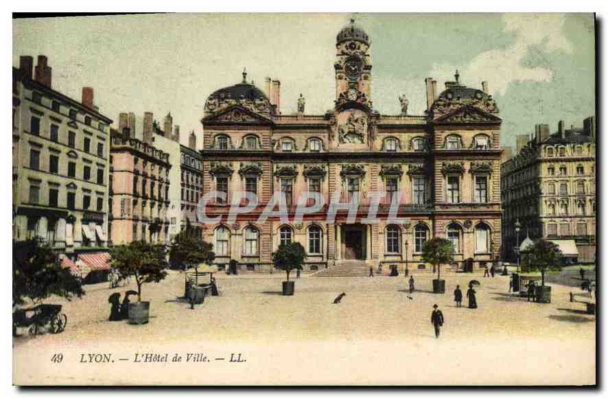 CPA Lyon L'Hotel de Ville 