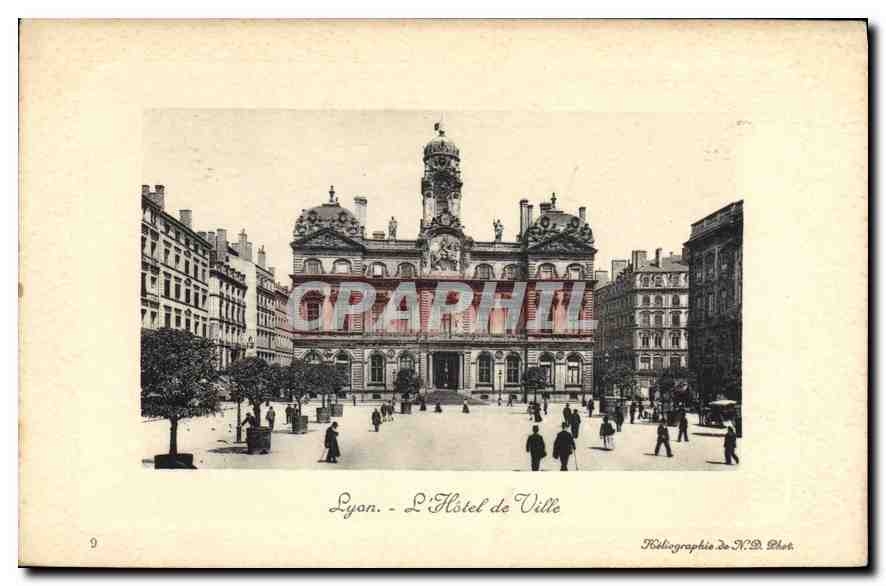 CPA Lyon L'Hotel de Ville 