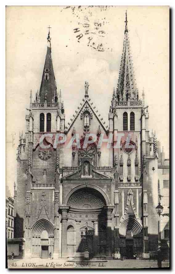 CPA Lyon L'Eglise Saint Niziere 