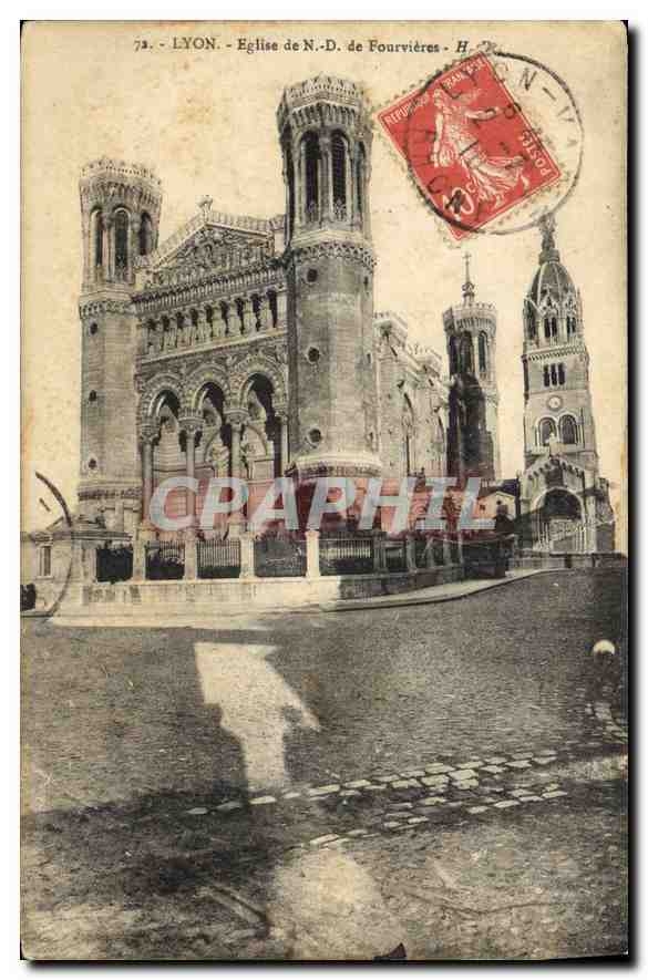 CPA Lyon Eglise de ND de Fourviere 