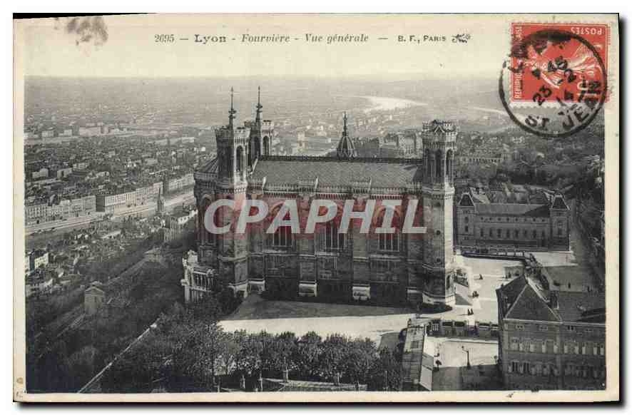 CPA Lyon Fourviere Vue generale 