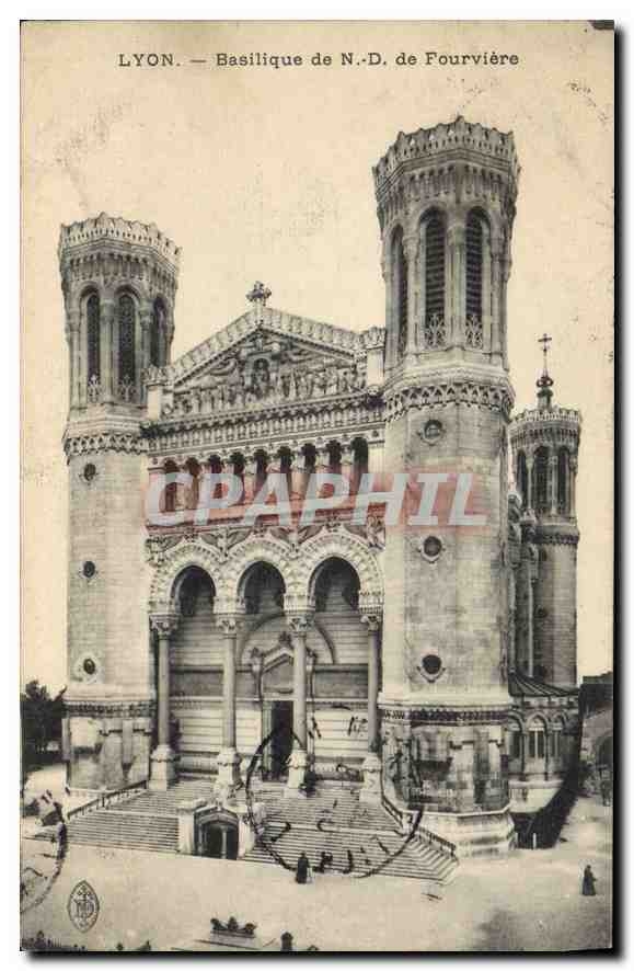 CPA Lyon Basilique de ND de Fourviere 