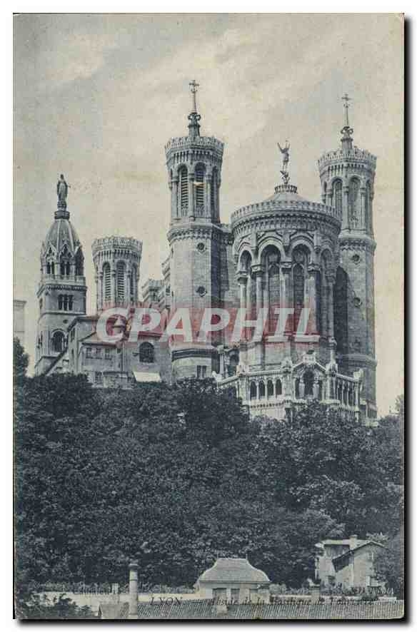 CPA Lyon Abside de la Basilique 