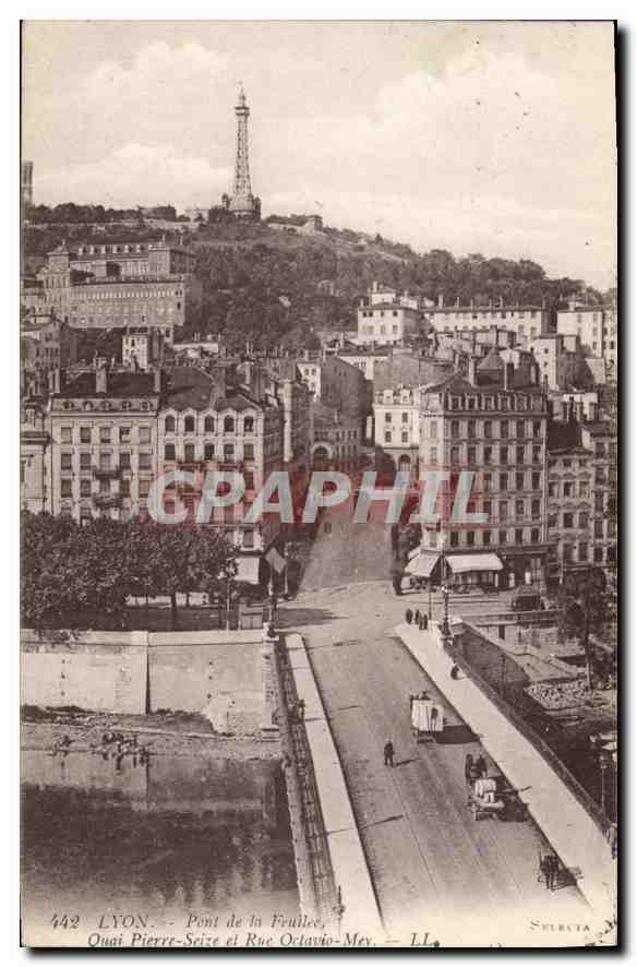 CPA Lyon Pont de la Feuilec 