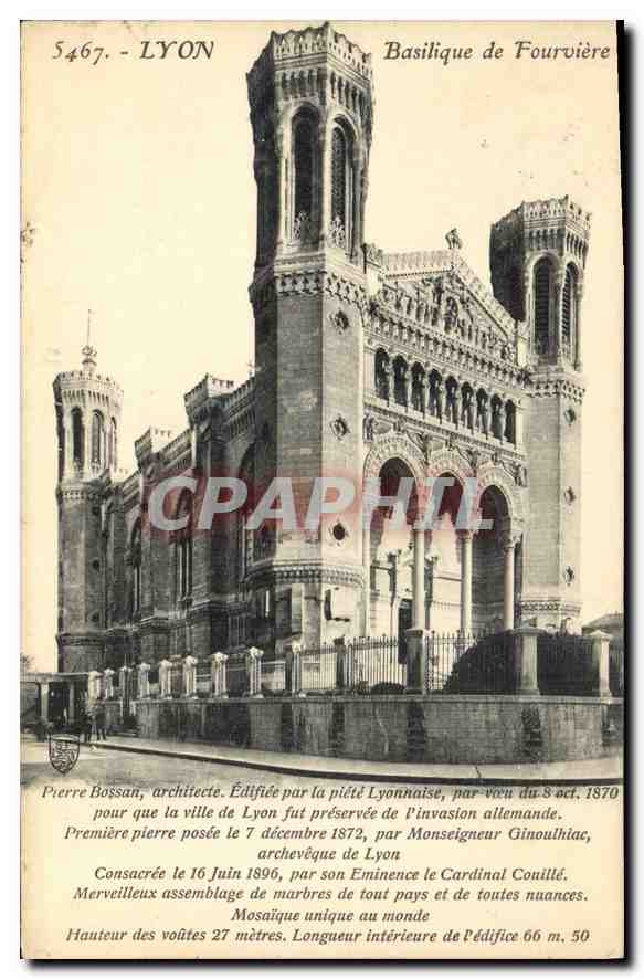 CPA Lyon Basilique de Fourviere 