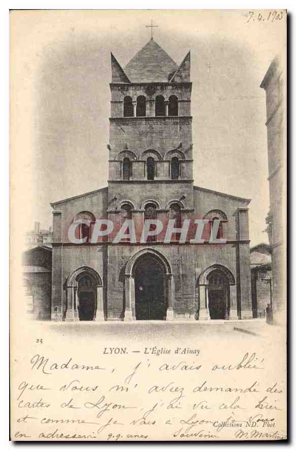 CPA Lyon L'Eglise d'Ainay 