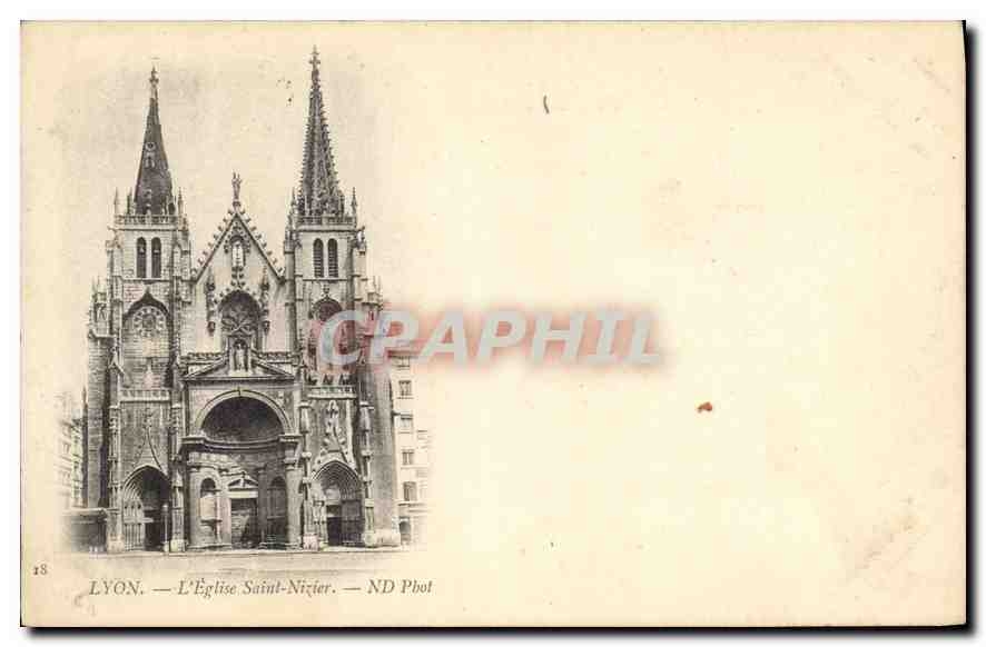 CPA Lyon L'Eglise Saint Nizier 