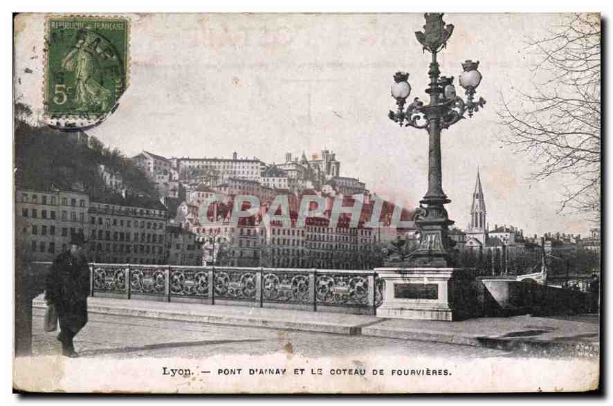 CPA Lyon Pont d'Anay et le Coteau de Fourvieres 