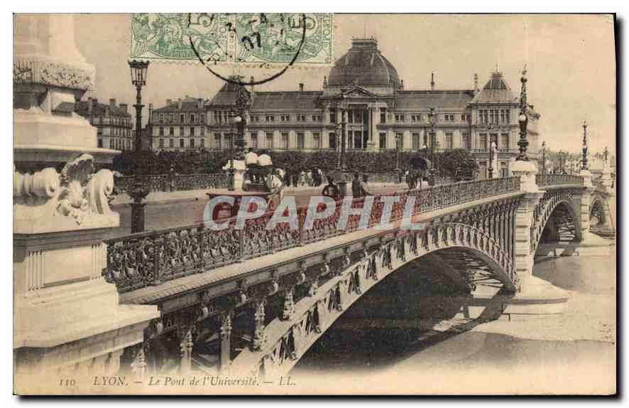 CPA Lyon Le Pont de l'Universite 