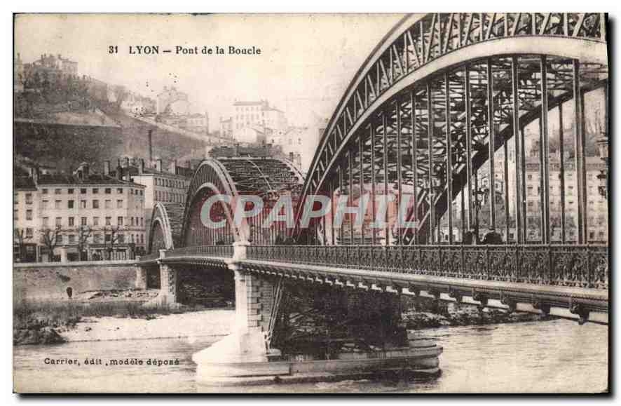 CPA Lyon Pont de la Boucle 