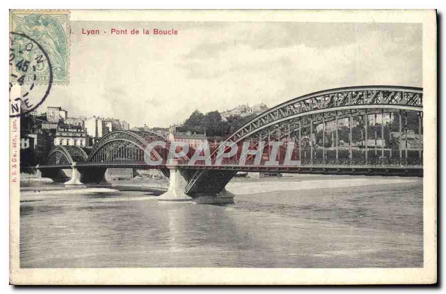 CPA Lyon Pont de la Boucle 