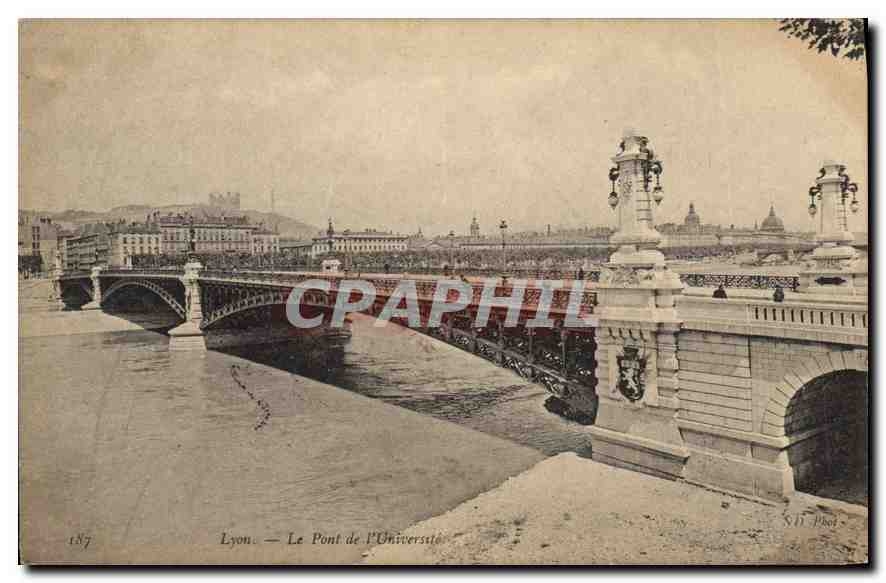 CPA Lyon Le Pont de l'Universite 