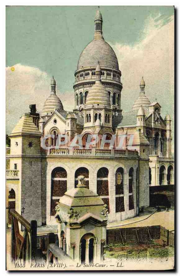CPA Paris XVIII Le Sacre Coeur 