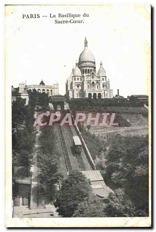 CPA Paris La Basilique du Sacre Coeur
